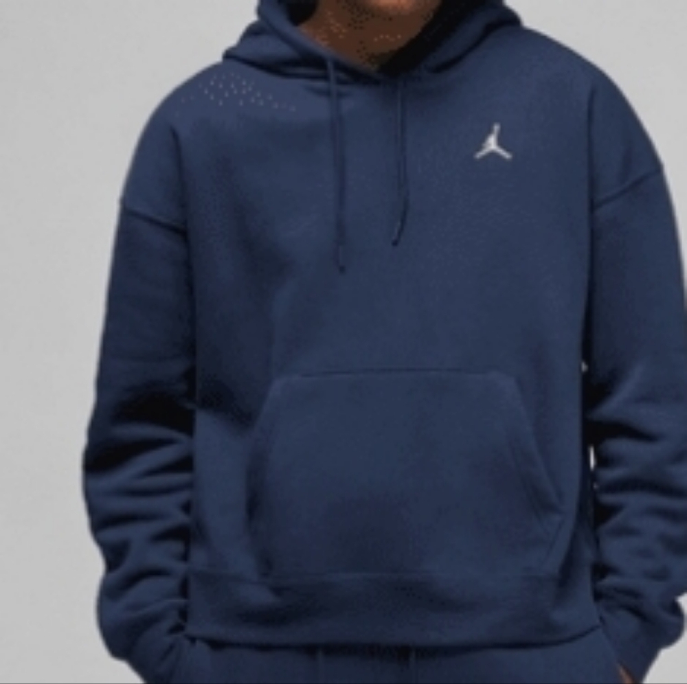 Jordan Brooklyn Navy Blue Pullover Hoodie